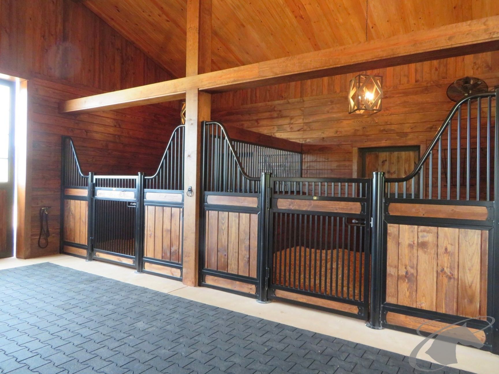 Horse stalls fronts manufactured by Classic Equine