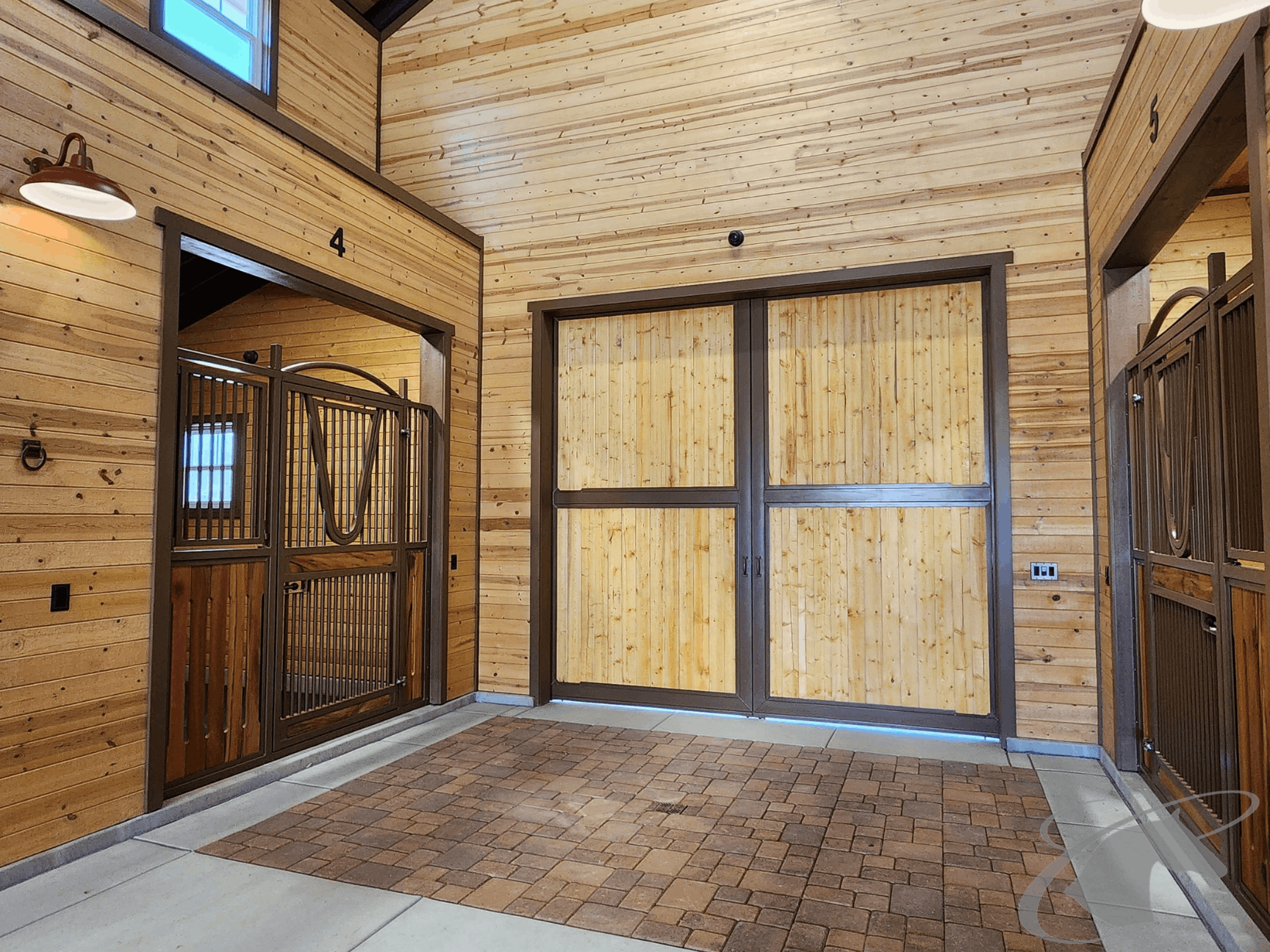 Custom Horse stalls, barn doors, and stabling equipment.